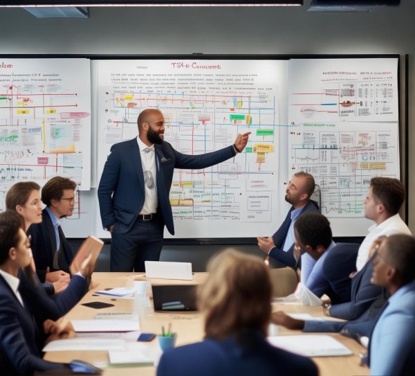 领导调研商贸项目关键路径梳理与推进